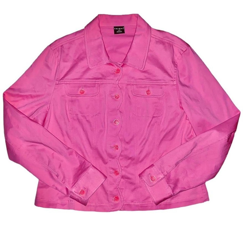 Vintage Y2K Pink Jean Jacket